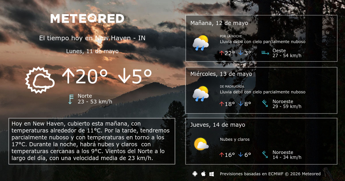 tiempo en new haven